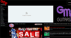 Desktop Screenshot of gmpguitars.com